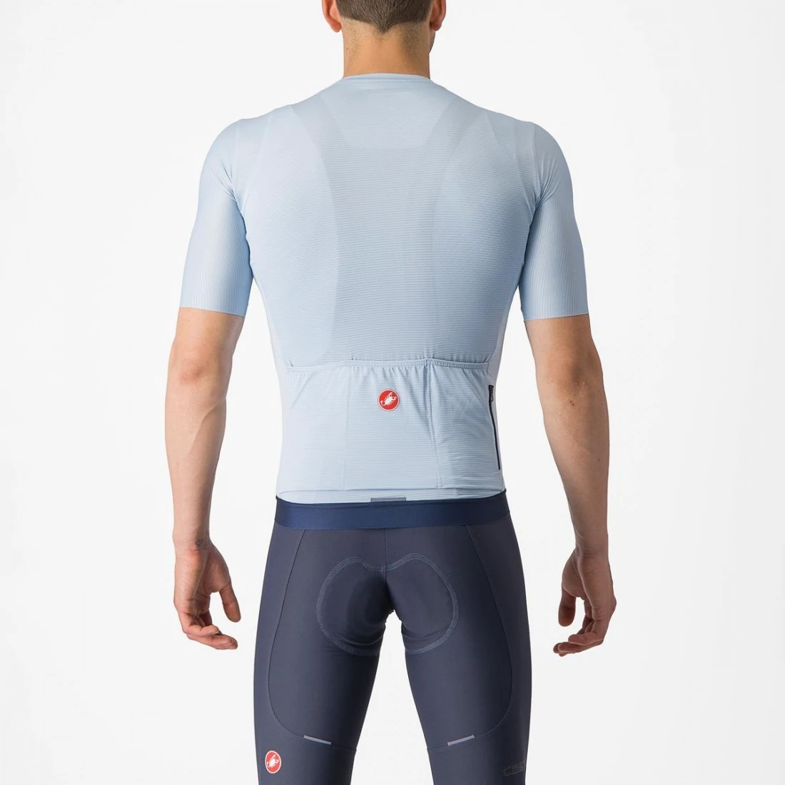 2. Tricou cu maneca scurta Castelli Espresso, Bleu, M M, Bleu