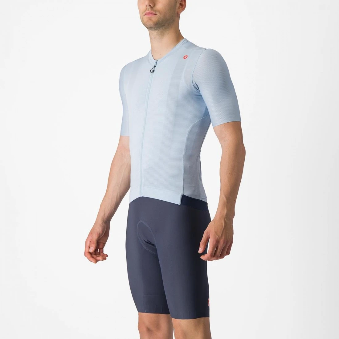 3. Tricou cu maneca scurta Castelli Espresso, Bleu, M M, Bleu
