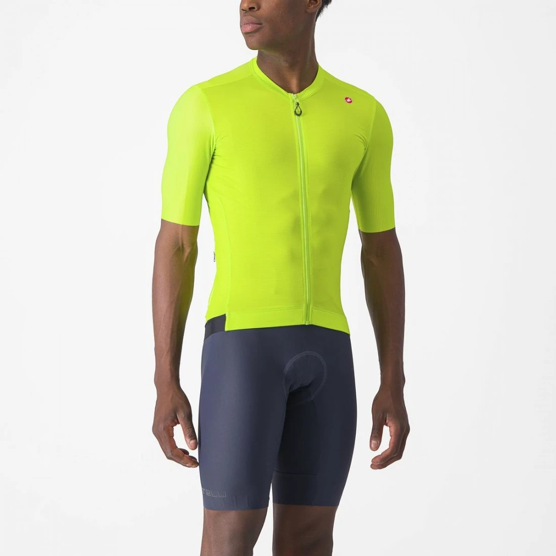 3. Tricou cu maneca scurta Castelli Espresso, Galben Fluo, XL XL, Galben fluo