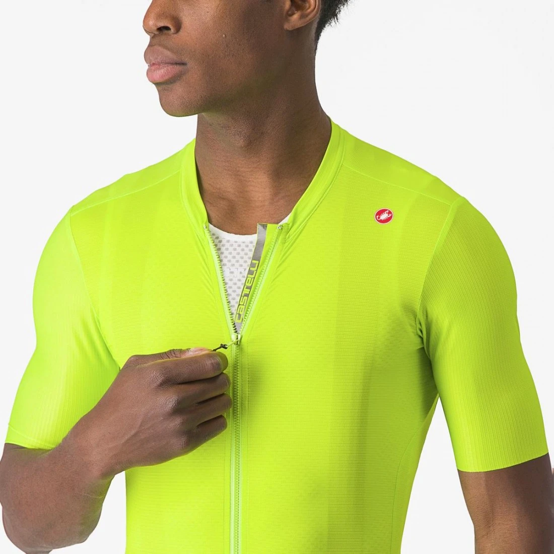 5. Tricou cu maneca scurta Castelli Espresso, Galben Fluo, XL XL, Galben fluo