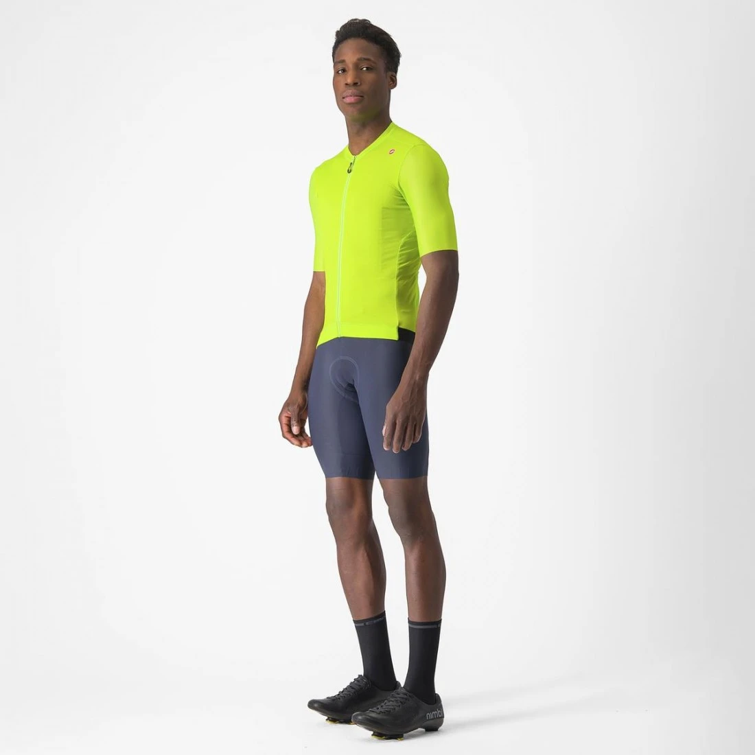 8. Tricou cu maneca scurta Castelli Espresso, Galben Fluo, XL XL, Galben fluo