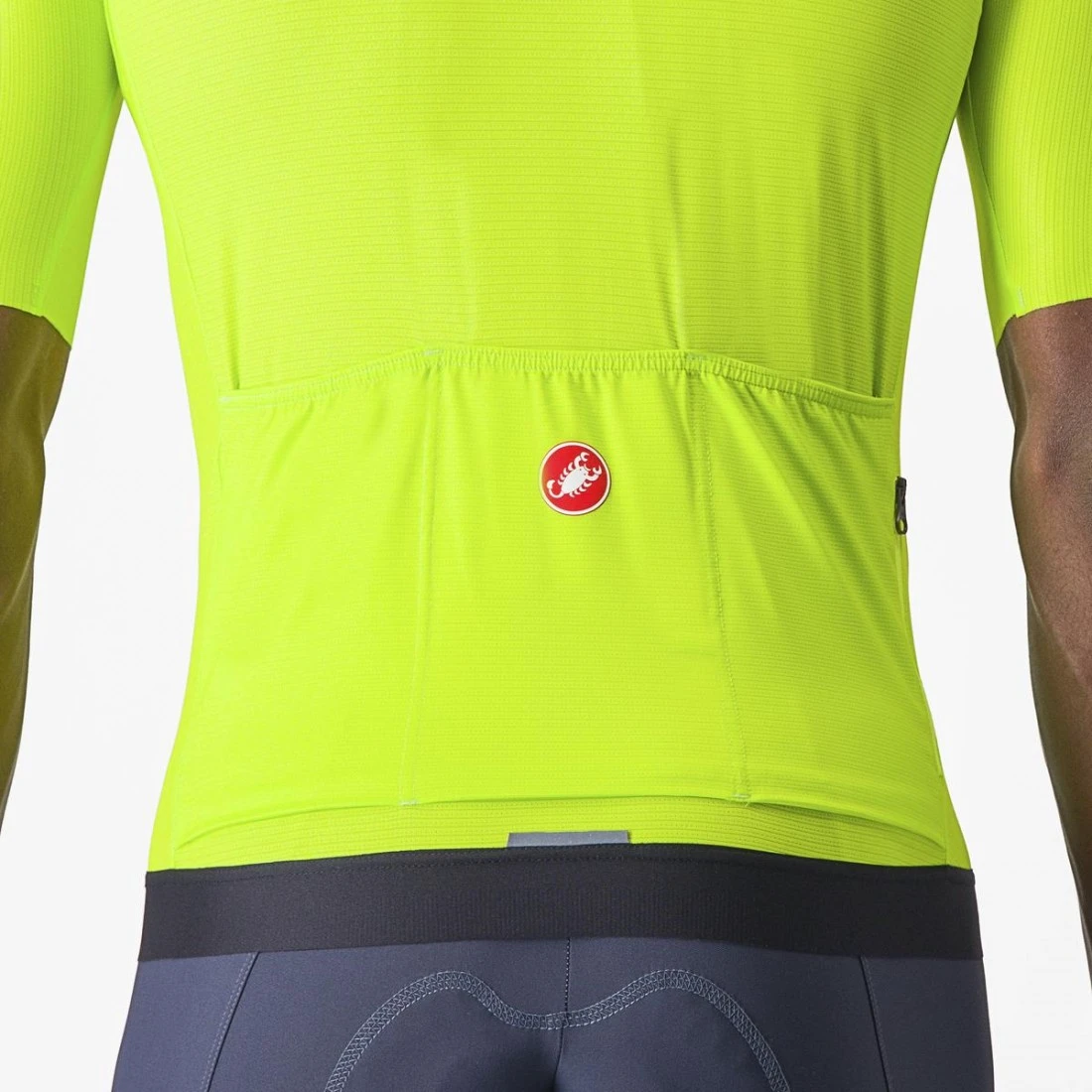 4. Tricou cu maneca scurta Castelli Espresso, Galben Fluo, XL XL, Galben fluo