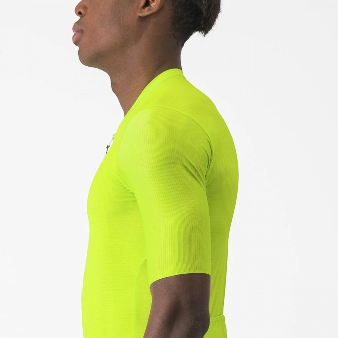 6. Tricou cu maneca scurta Castelli Espresso, Galben Fluo, XL XL, Galben fluo