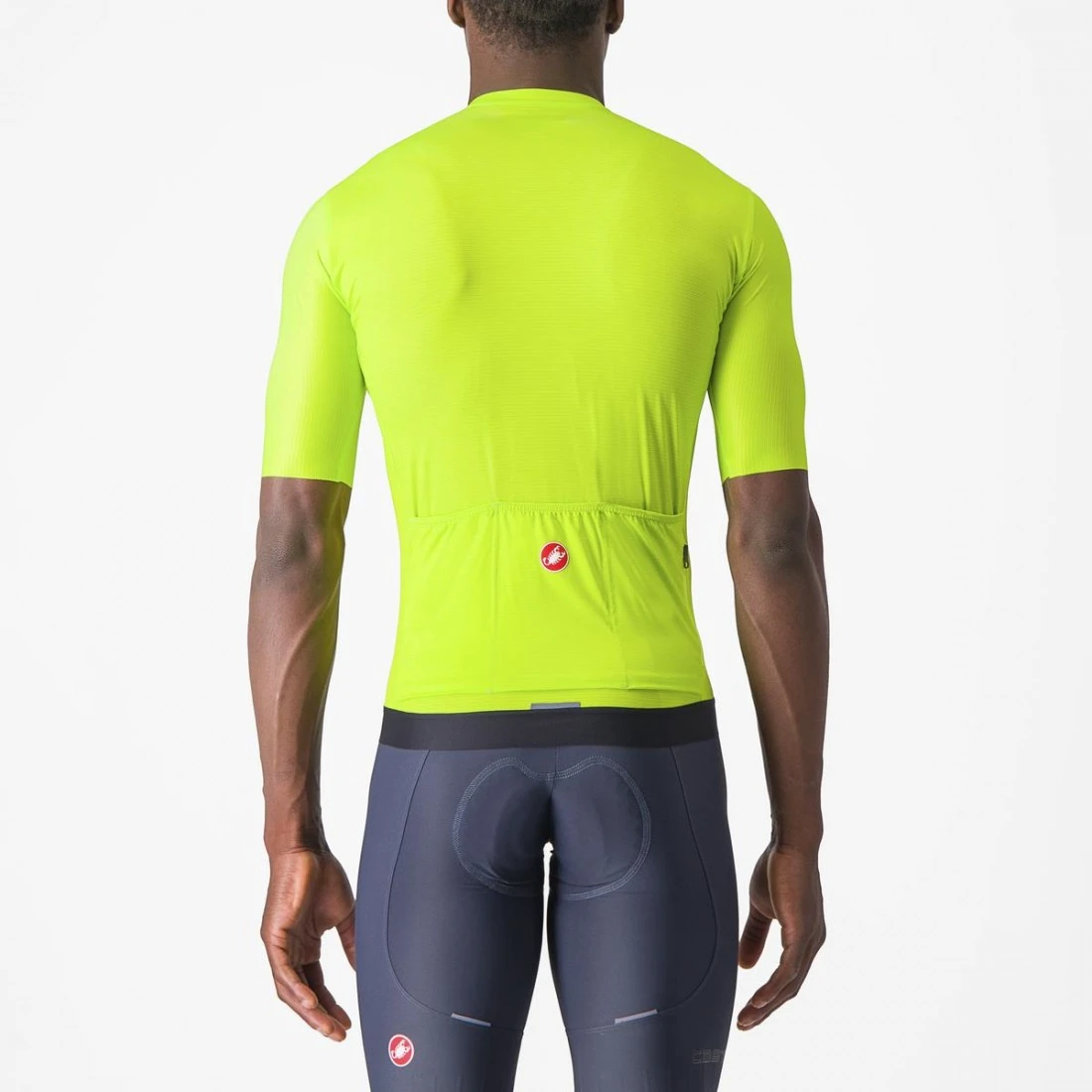 2. Tricou cu maneca scurta Castelli Espresso, Galben Fluo, XL XL, Galben fluo