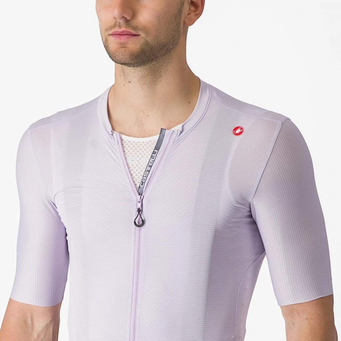 6. Tricou cu maneca scurta Castelli Espresso, Lila, L L, Lila