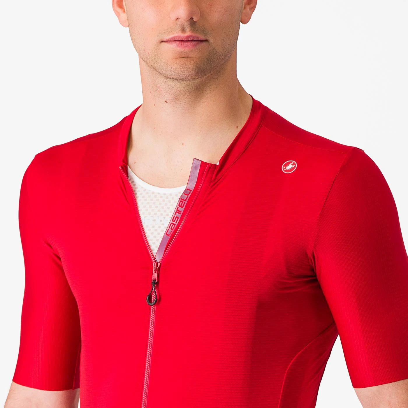 5. Tricou cu maneca scurta Castelli Espresso, pentru barbati, rosu aprins visiniu inchis, L Rosu Aprins/Visiniu Inchis, L