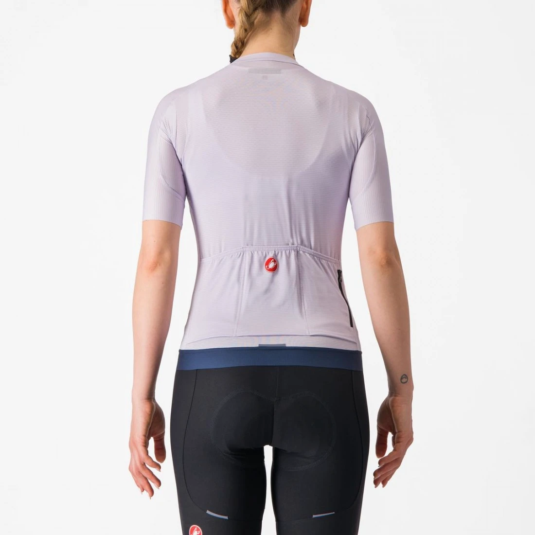 3. Tricou cu maneca scurta Castelli Espresso W, pentru femei, violet pastel mov nocturn inchis, M Violet Pastel/Mov Nocturn Inchis, M