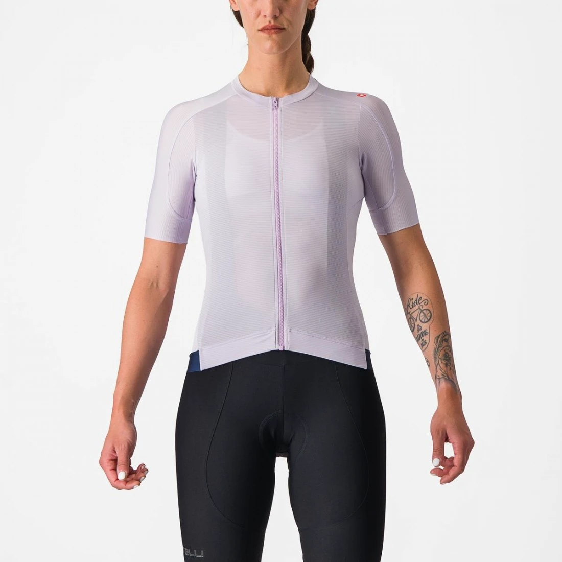 Tricou cu maneca scurta Castelli Espresso W, pentru femei, violet pastel mov nocturn inchis, M Violet Pastel/Mov Nocturn Inchis, M - 109840