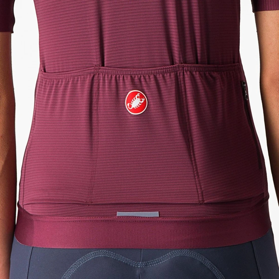 4. Tricou cu maneca scurta Castelli Espresso W, de dama, Visiniu, L L, Visiniu