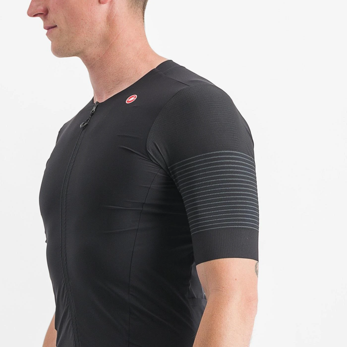 6. Tricou cu maneca scurta Castelli Premio Black, Negru, L L, Negru