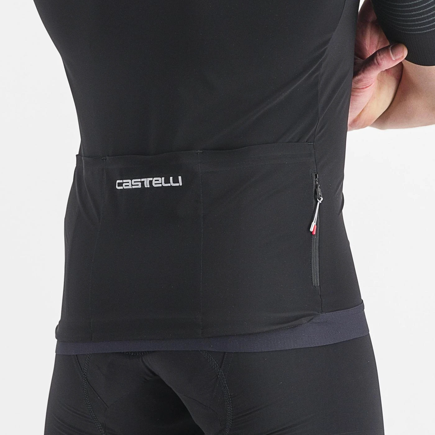 4. Tricou cu maneca scurta Castelli Premio Black, Negru, L L, Negru