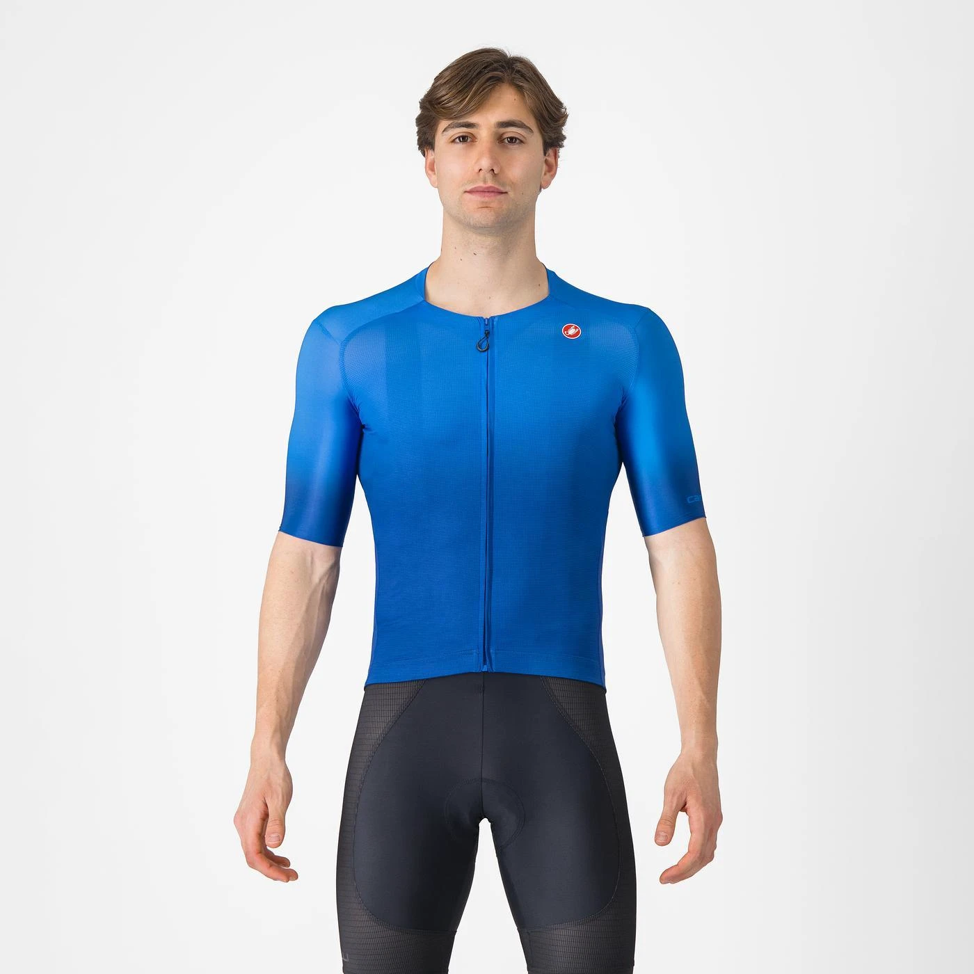 Tricou cu maneca scurta Castelli UPF, pentru barbati, albastru Italia, XS Albastru Italia, XS - 185270