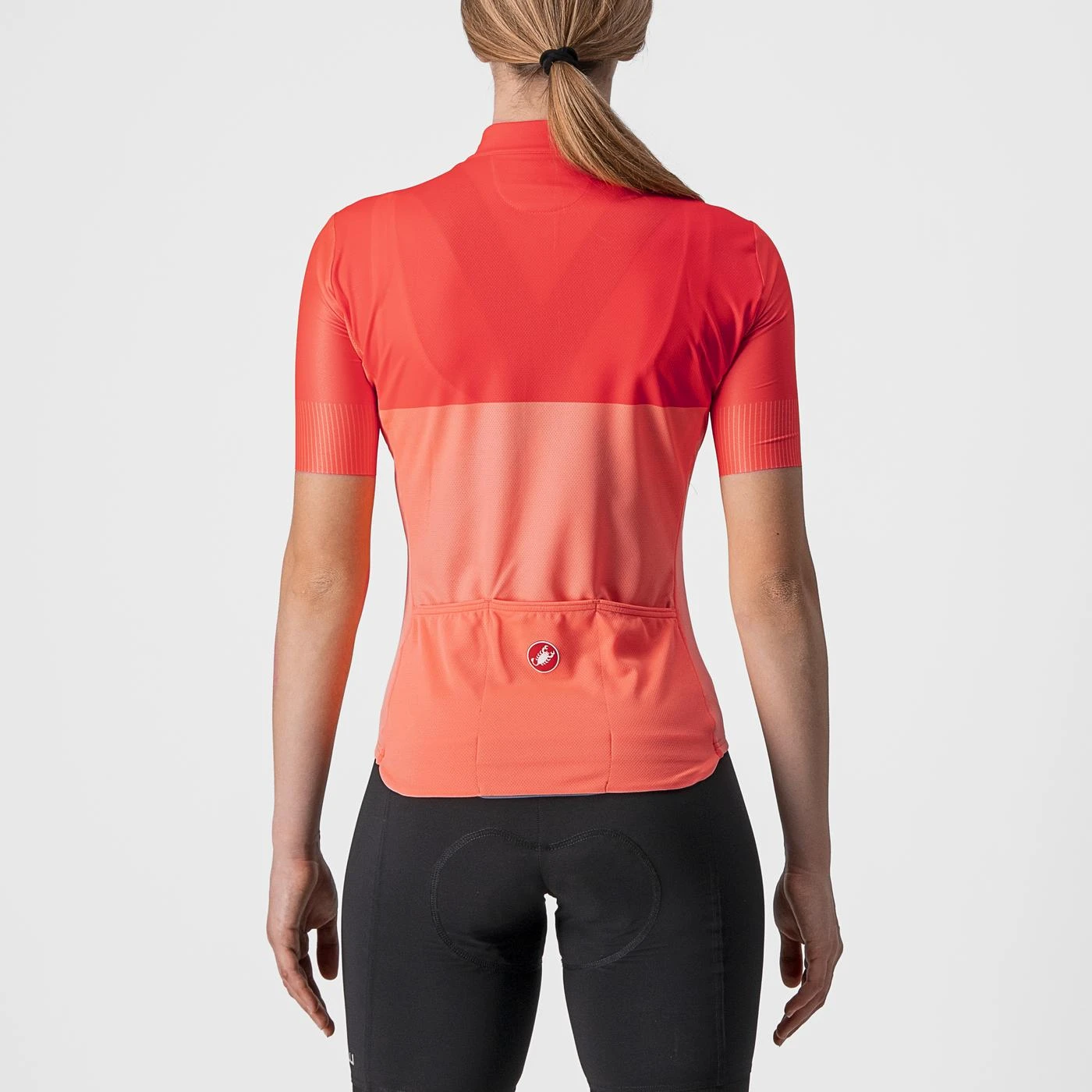 2. Tricou cu maneca scurta Castelli Velocissima, de dama, Corai Roz, L L, Corai/Roz
