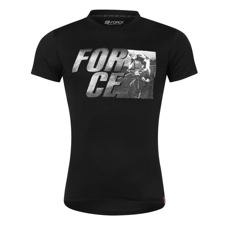 1. Tricou cu maneca scurta Force Spirit negru M M