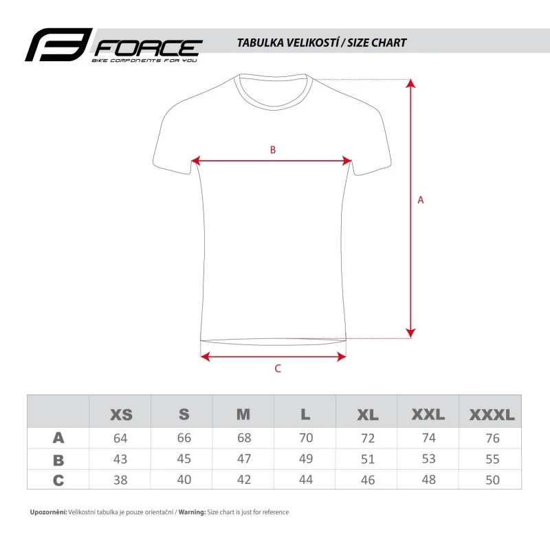 4. Tricou cu maneca scurta Force Spirit negru M M