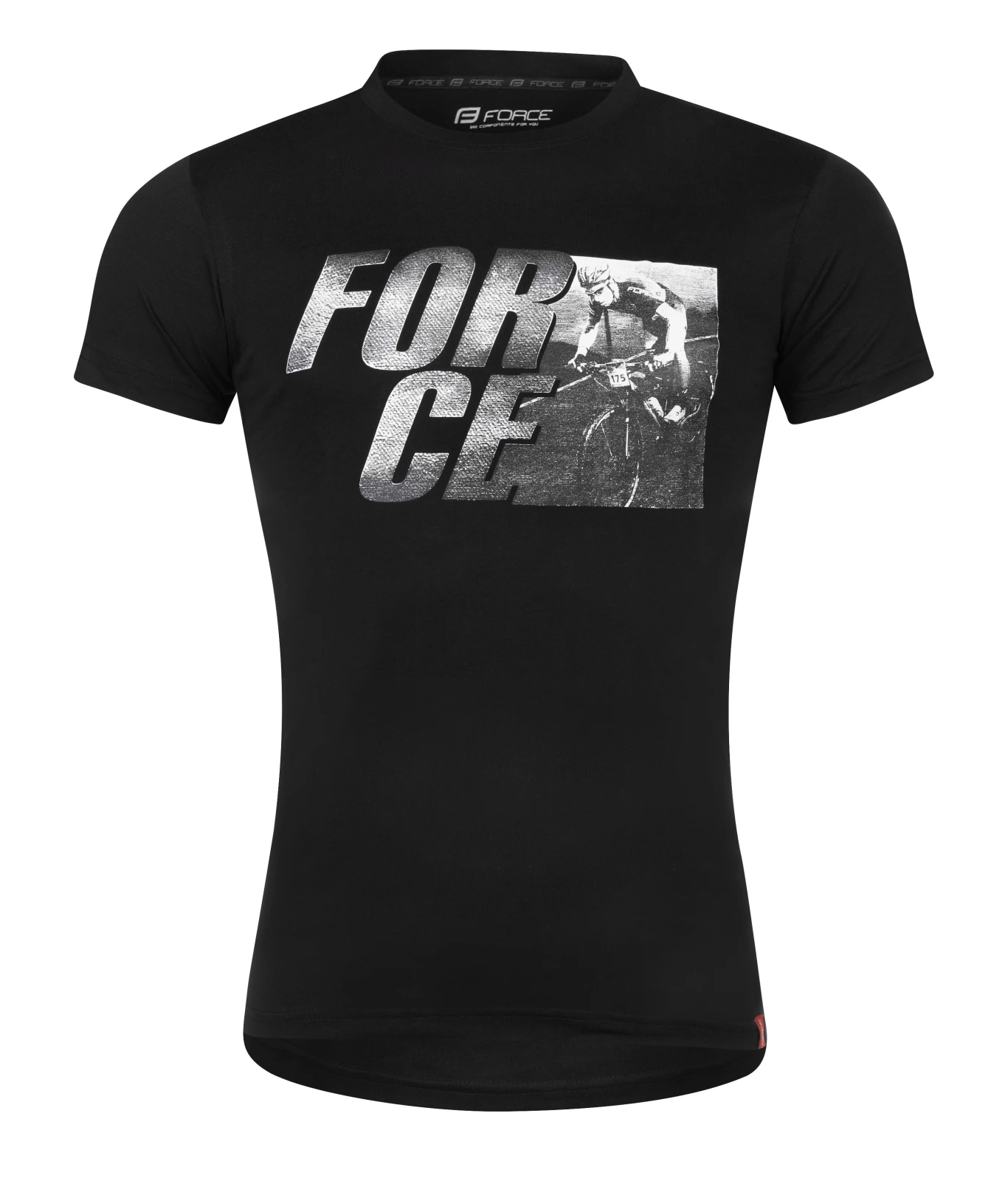1. Tricou cu maneca scurta Force Spirit negru XXL XXL