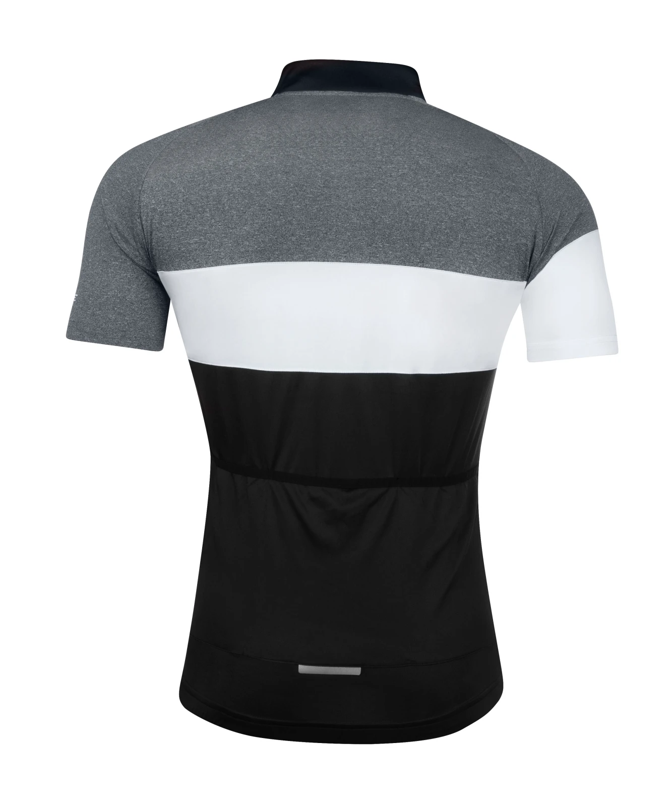 2. Tricou cu maneca scurta Force View, Negru Gri Alb, L L, Negru/Gri/Alb