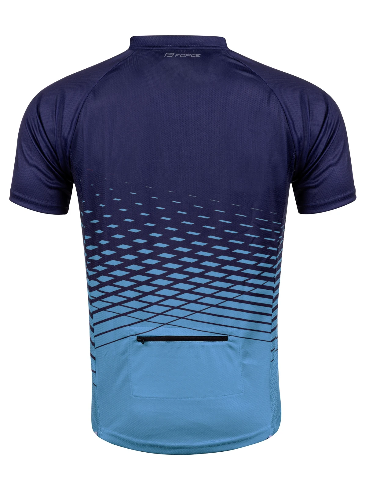 2. Tricou maneca scurta Force MTB Angle albastru XS XS, Bleumarin/Bleu