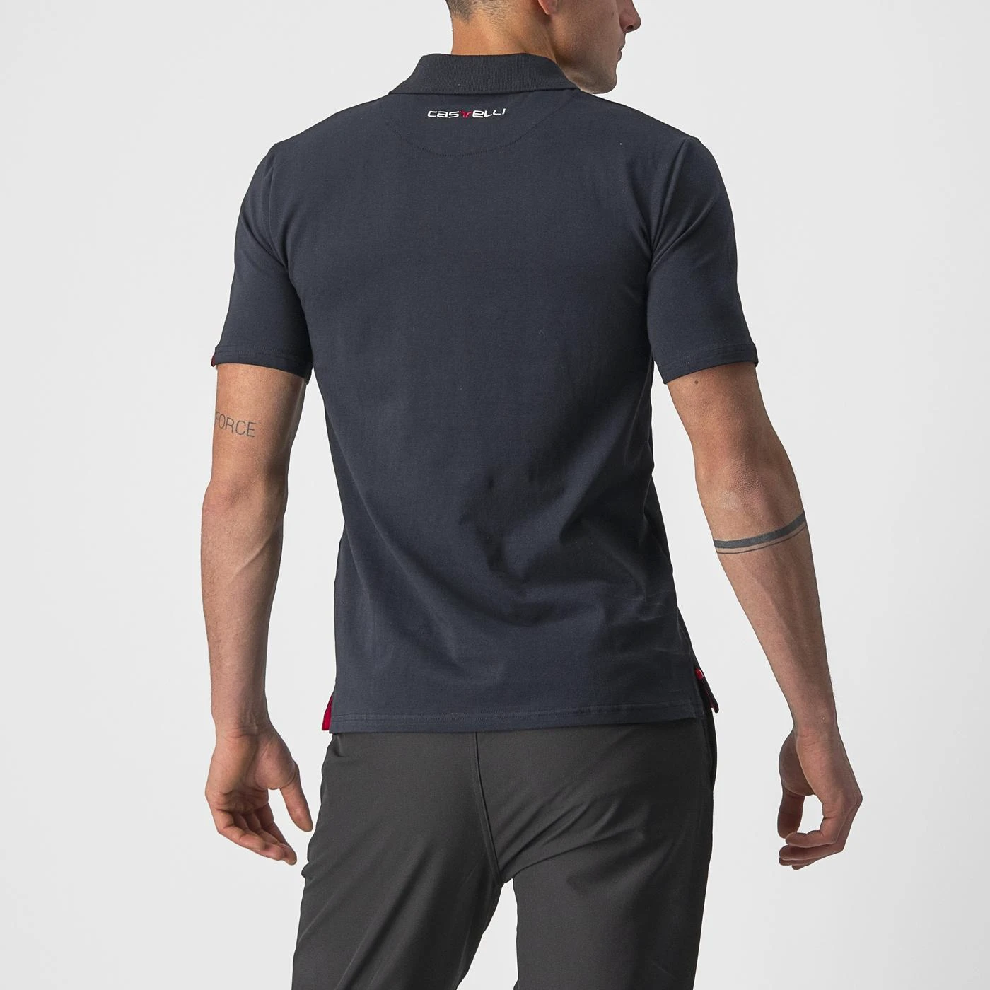 2. Tricou polo Castelli Race Day, pt barbati, negru, XXL Negru, XXL