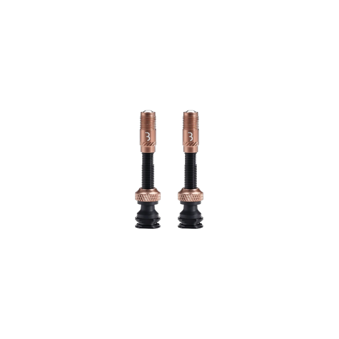 Valve tubeless BBB Valve CoreCap aluminiu set 2 bucati copper 40mm Cupru, 40mm - 227490