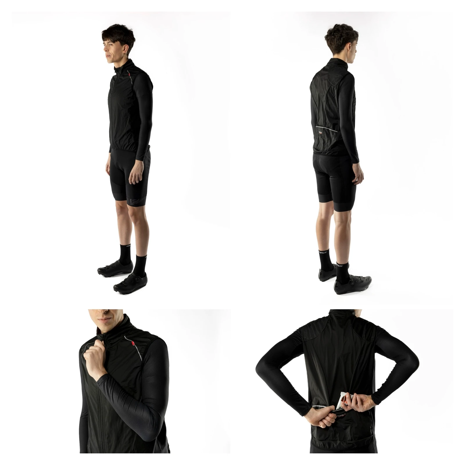 3. Vesta antivant Force Laser, negru, XXXL XXXL, Negru