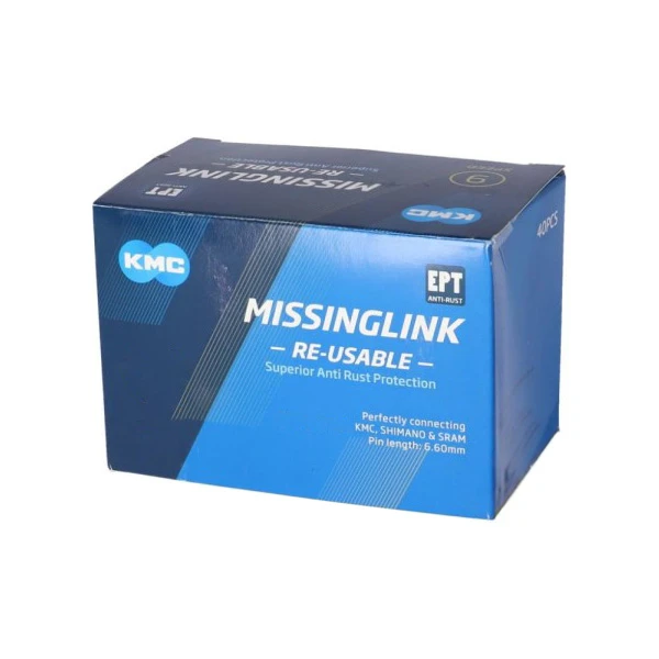 1. Set 40 zale rapide KMC Missing Link 10R EPT Silver 10 Viteze