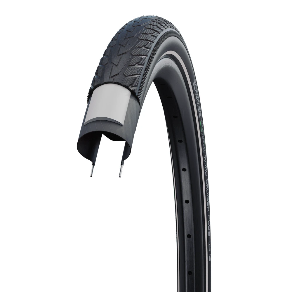 3. Cauciuc SCHWALBE Road Cruiser Plus - 28x2.00 (50-622) HS484 B/B+RT, Green - Sarma