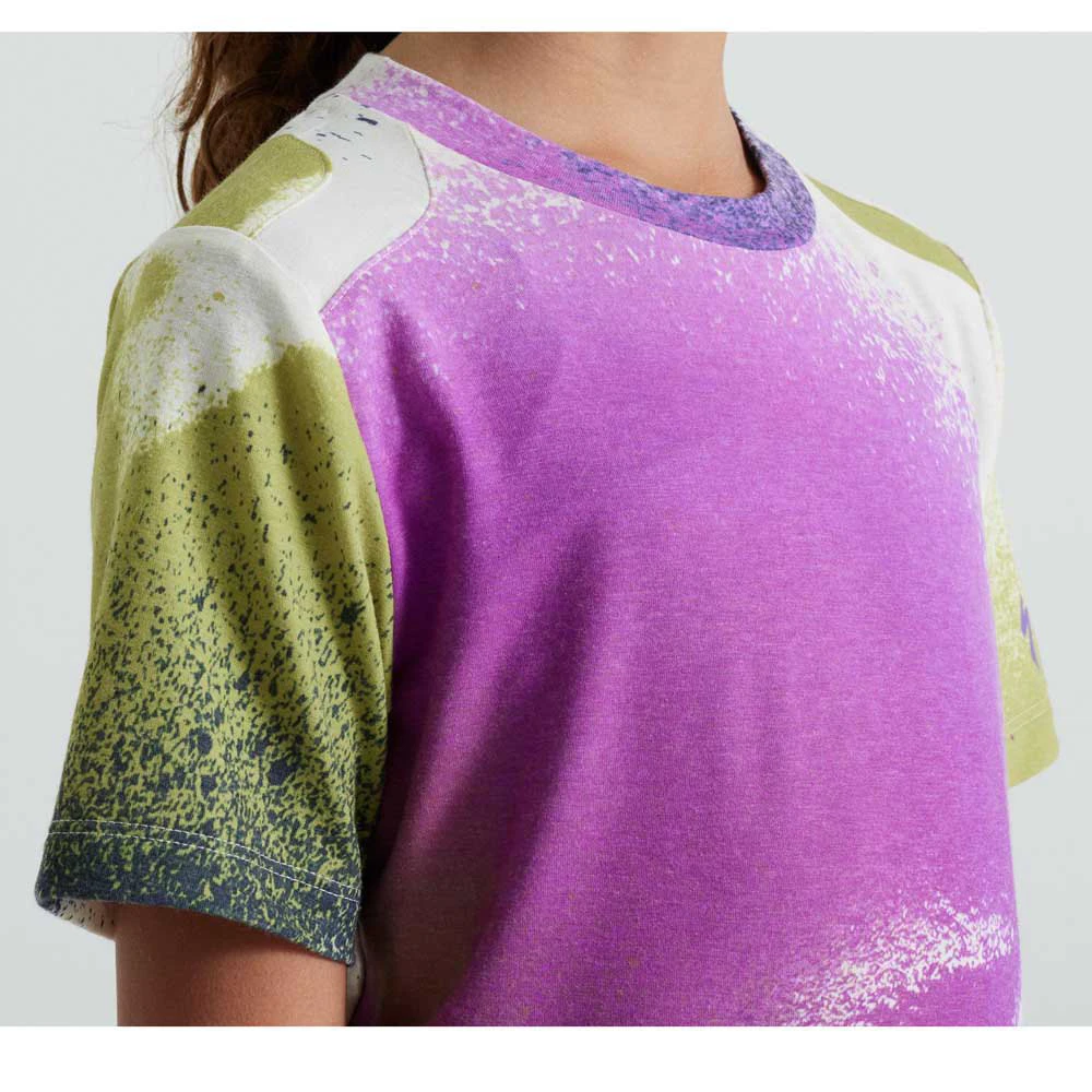 6. Tricou Ciclism Copii SPECIALIZED Youth Trail (S/S) - Birch White/Multi Spindrift S