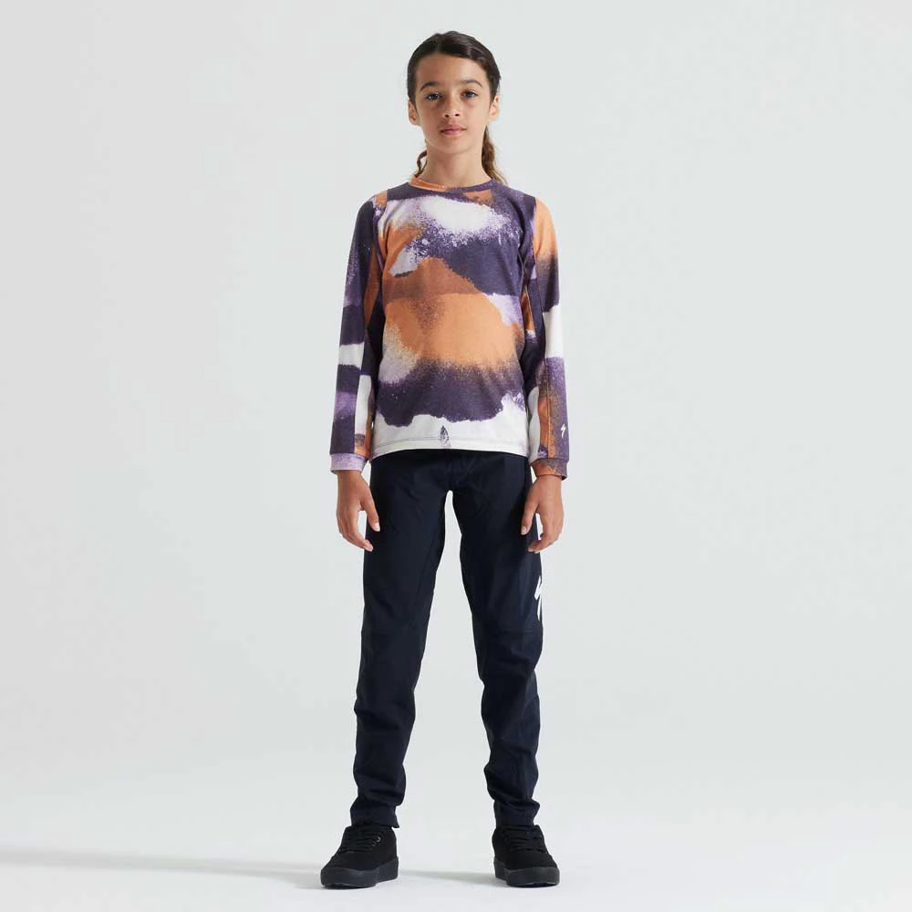 6. Tricou Ciclism Copii SPECIALIZED Youth Trail (L/S) - Dusk Spindrift M