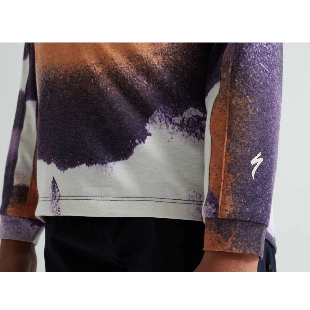 3. Tricou Ciclism Copii SPECIALIZED Youth Trail (L/S) - Dusk Spindrift M