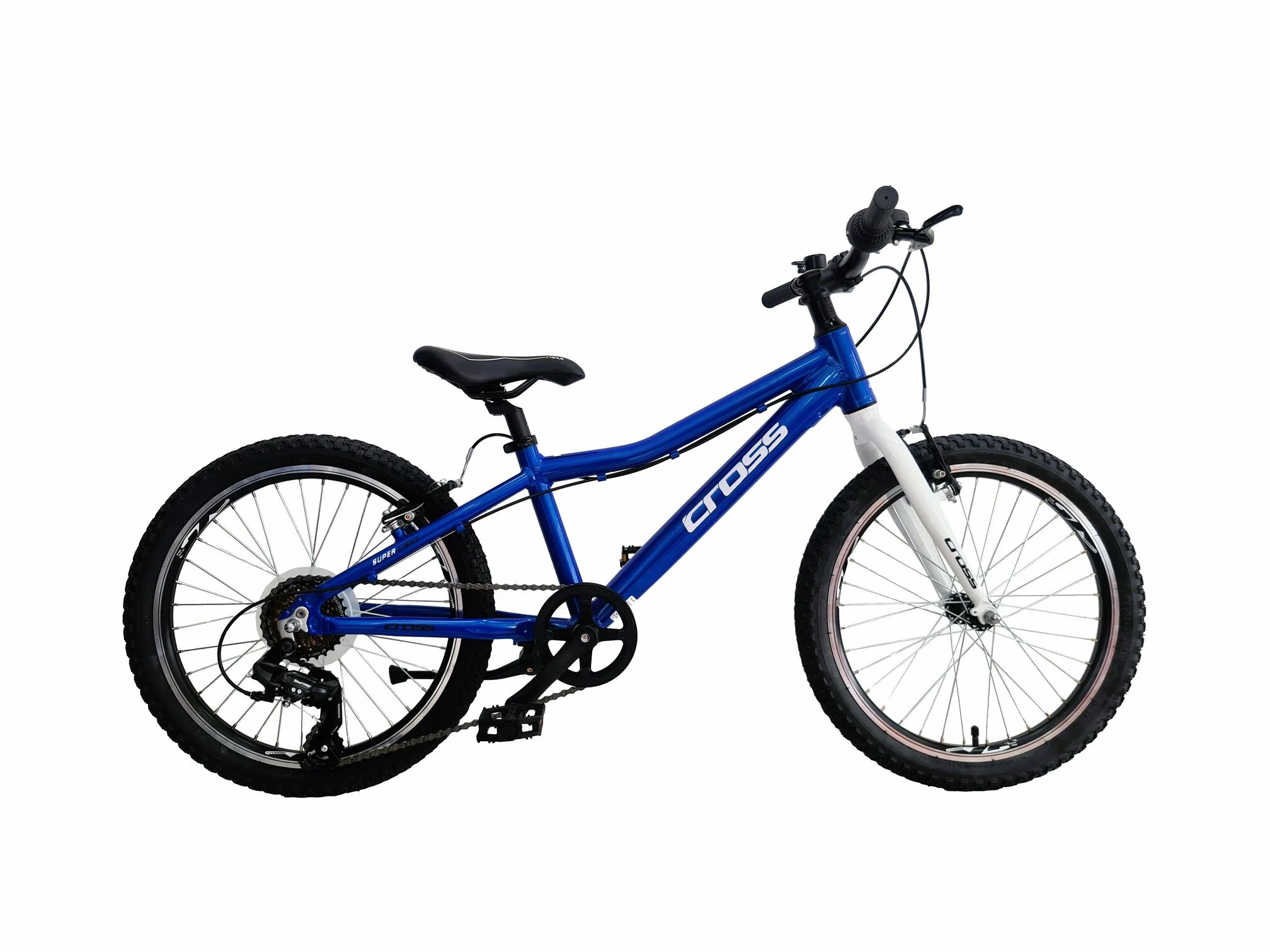 1. Bicicleta copii mtb Cross Super Light 20 - Blue | 6-8 ani