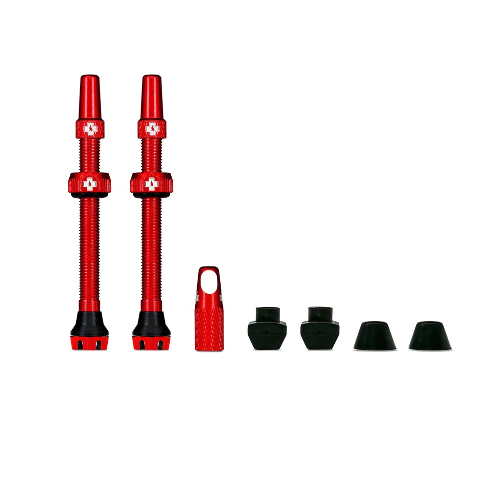 1. Valve tubeless MUC-OFF Tubeless Valves V2 44mm - Rosii