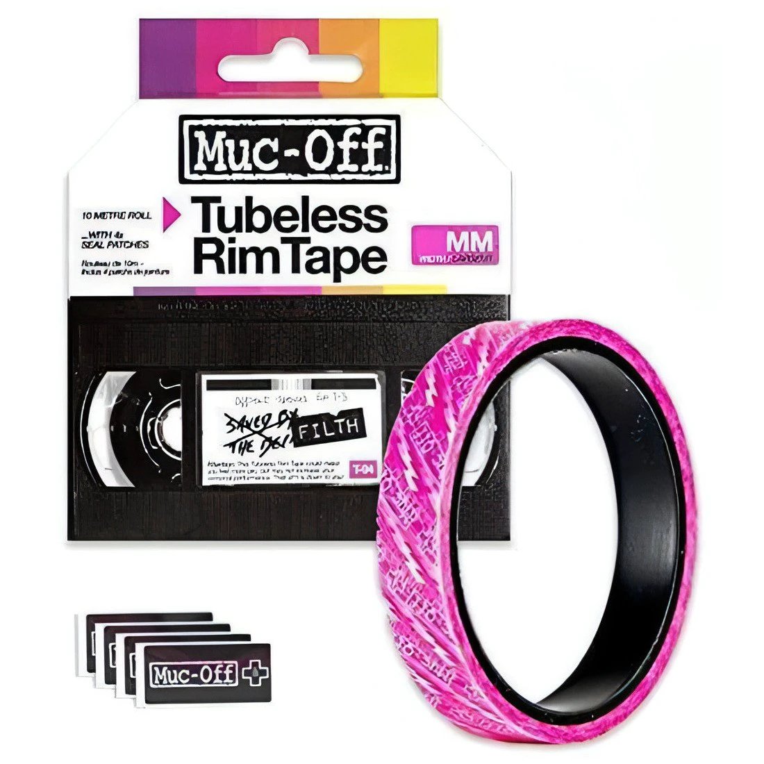 1. Banda Tubeless MUC-OFF Tubeless Rim Tape 30mm