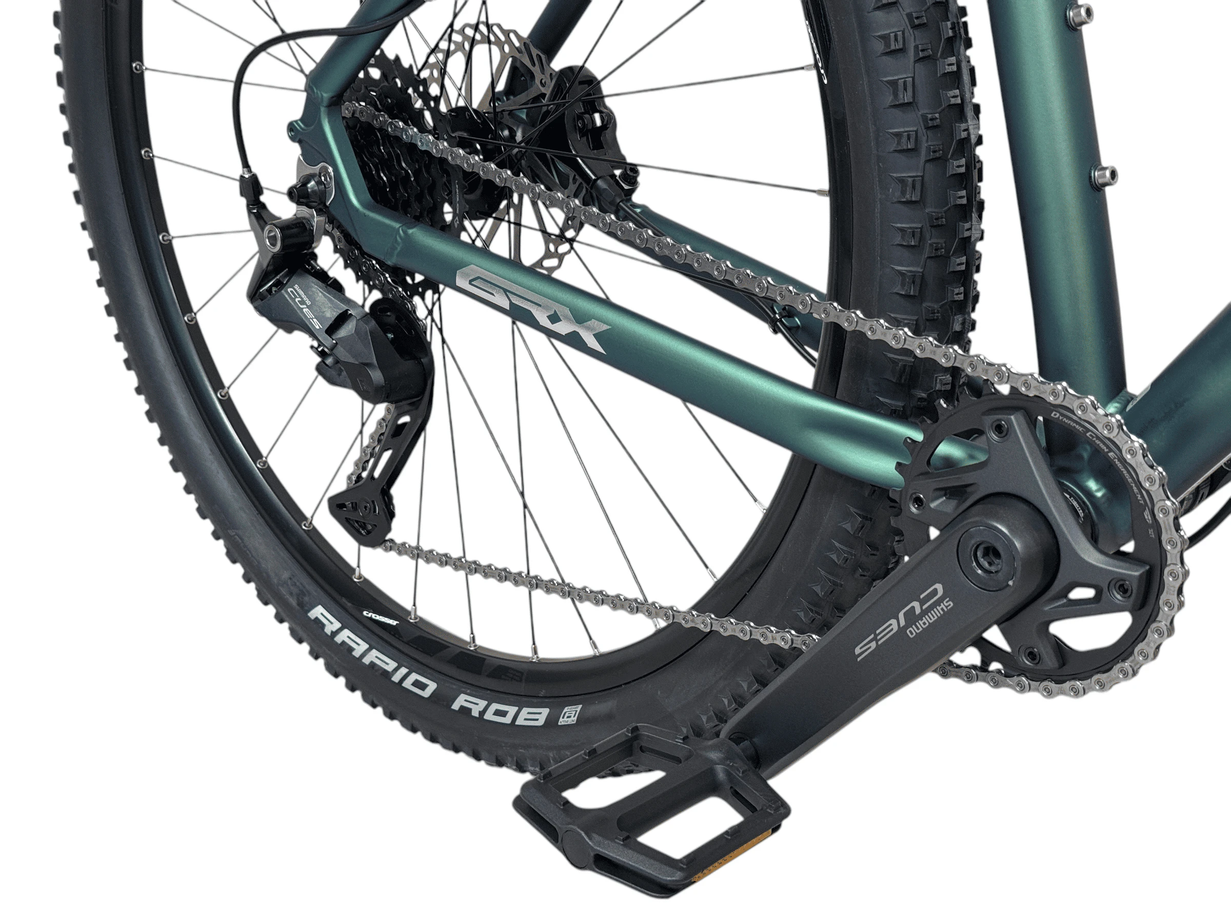 2. Bicicleta Mtb CROSS GRX 1x Cues 29 - Dark Green 460mm