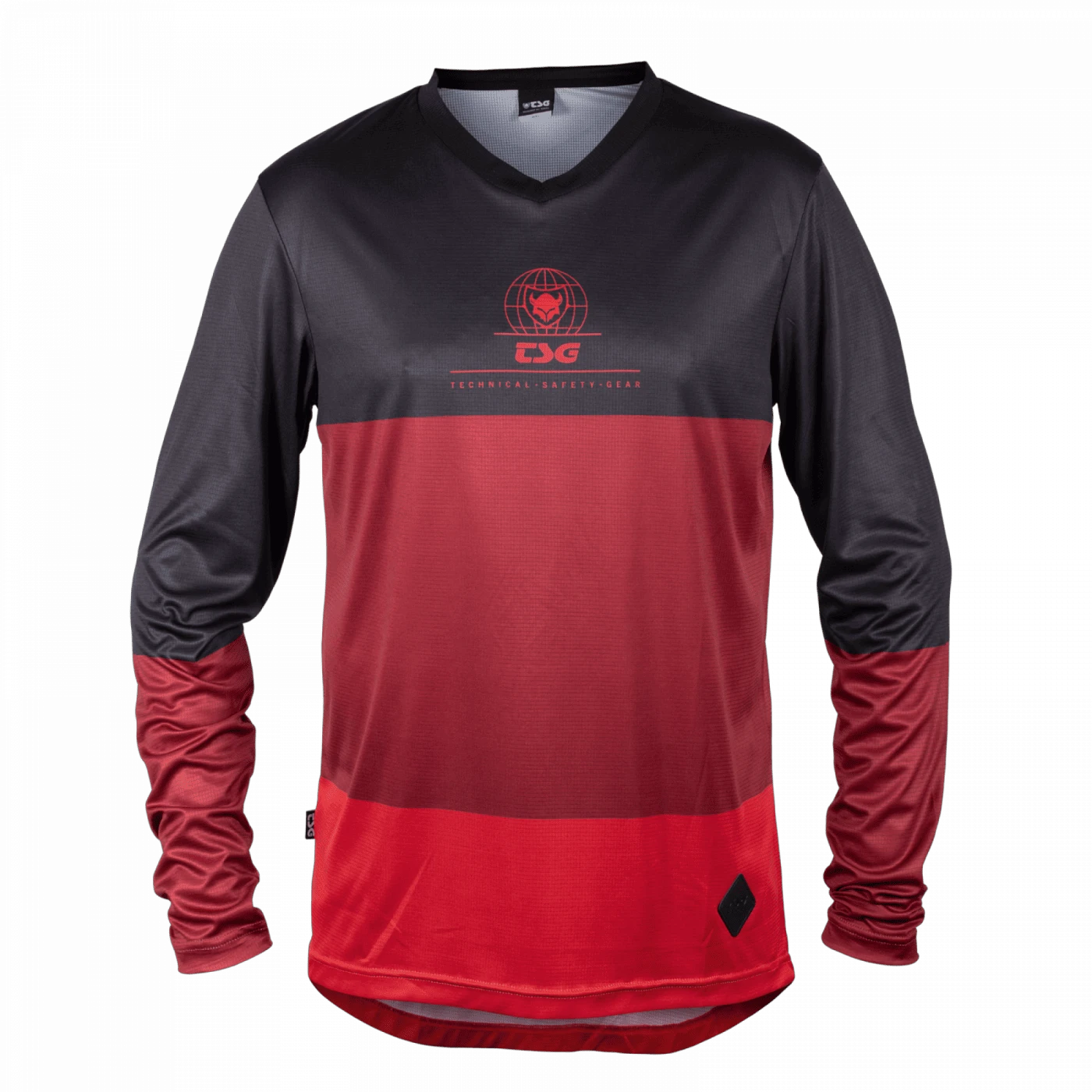1. Tricou Ciclism TSG Waft (L/S) - Red Globe S