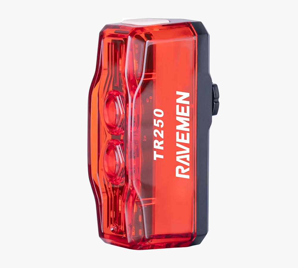 1. Stop Bicicleta RAVEMEN TR250 USB 250 Lumeni cu Senzor Franare