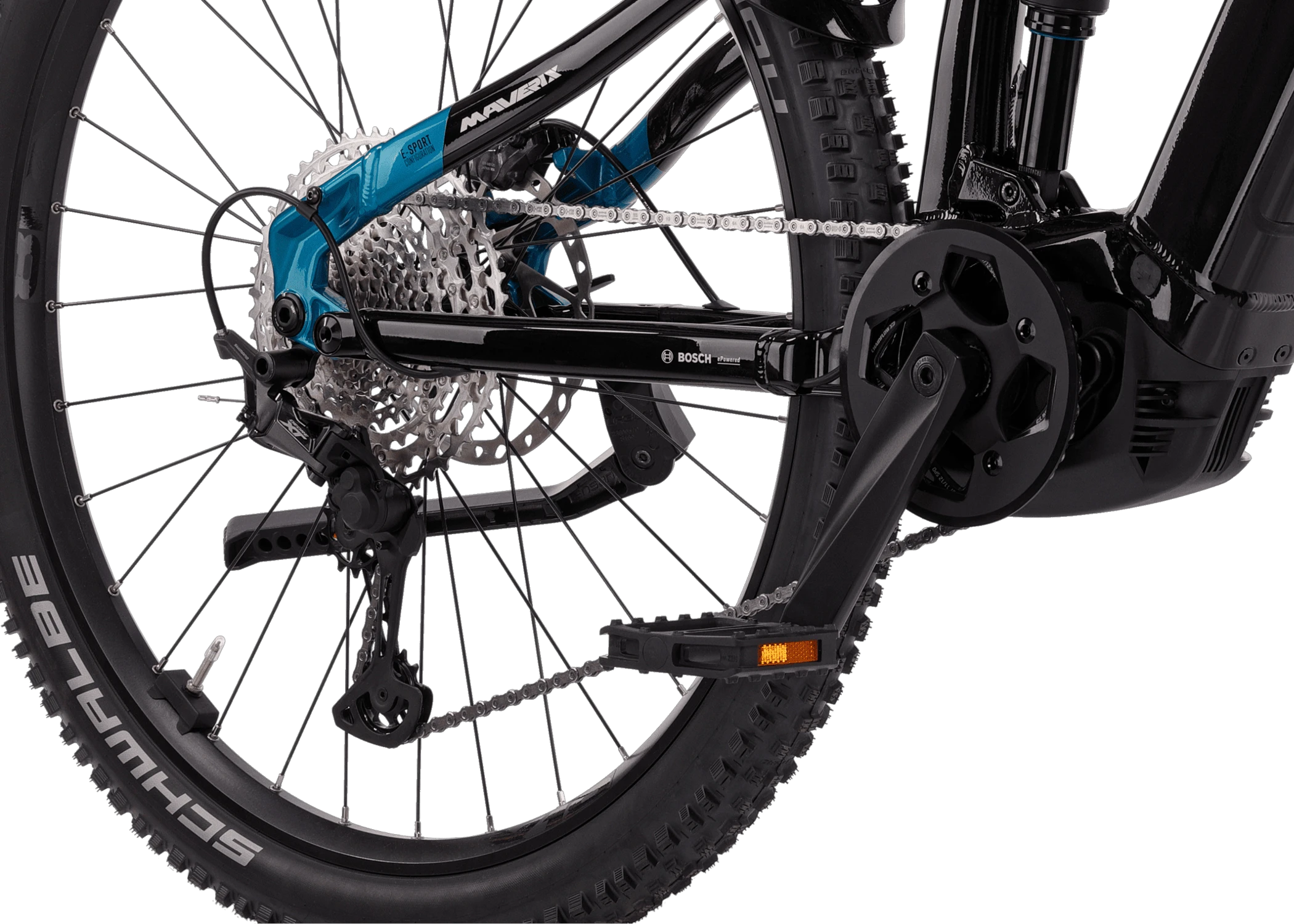 2. Bicicleta Electrica CREON Maverix S.7 - Teal/Black Glossy M
