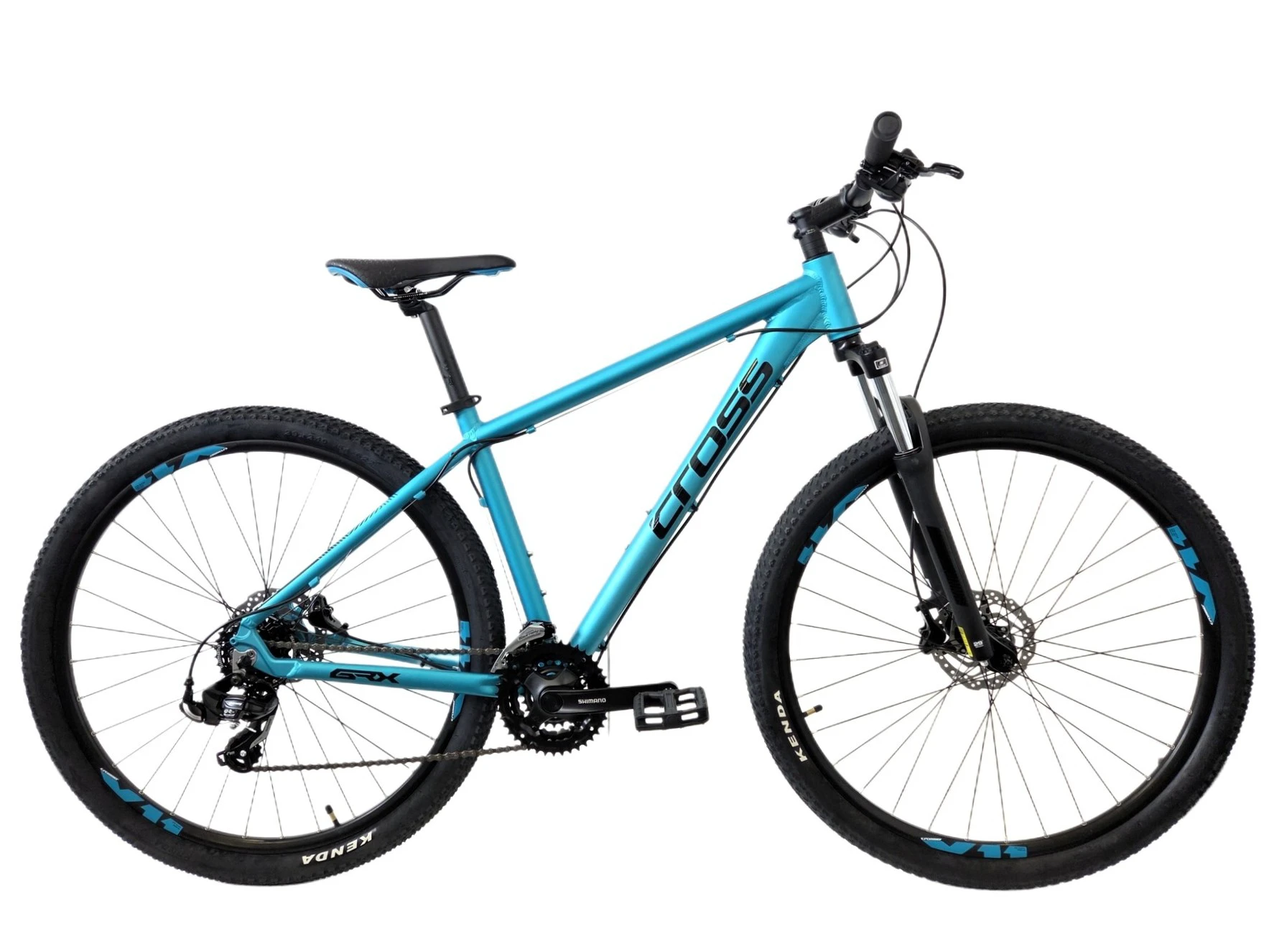 1. Bicicleta Mtb CROSS GRX 7 Hdb 27.5 - Blue 510mm