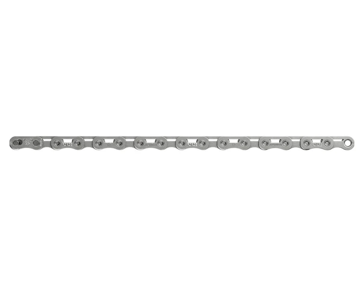 1. Lant SRAM PC Force AXS E1 - 12 Viteze, 114 Zale w/PowerLock - Silver
