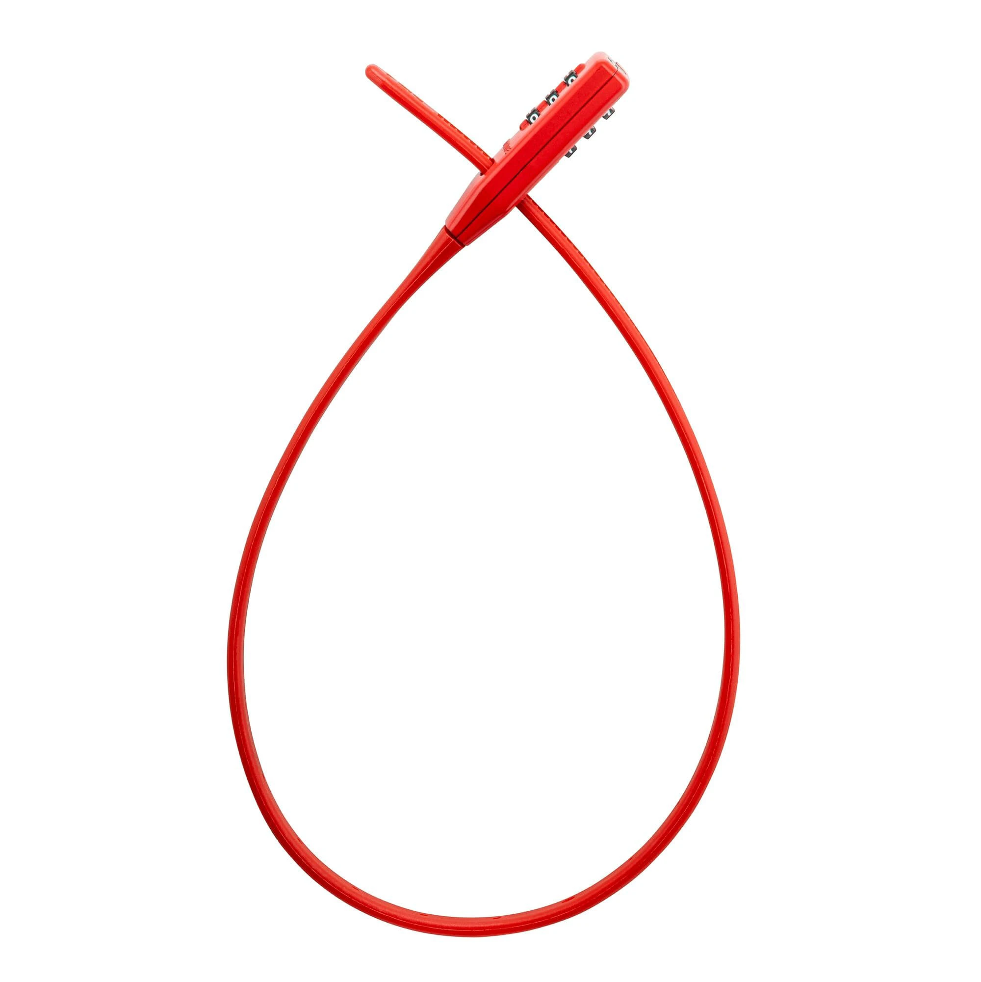 5. Antifurt Cablu KRYPTONITE Click Lock - 10mm/45cm - Red