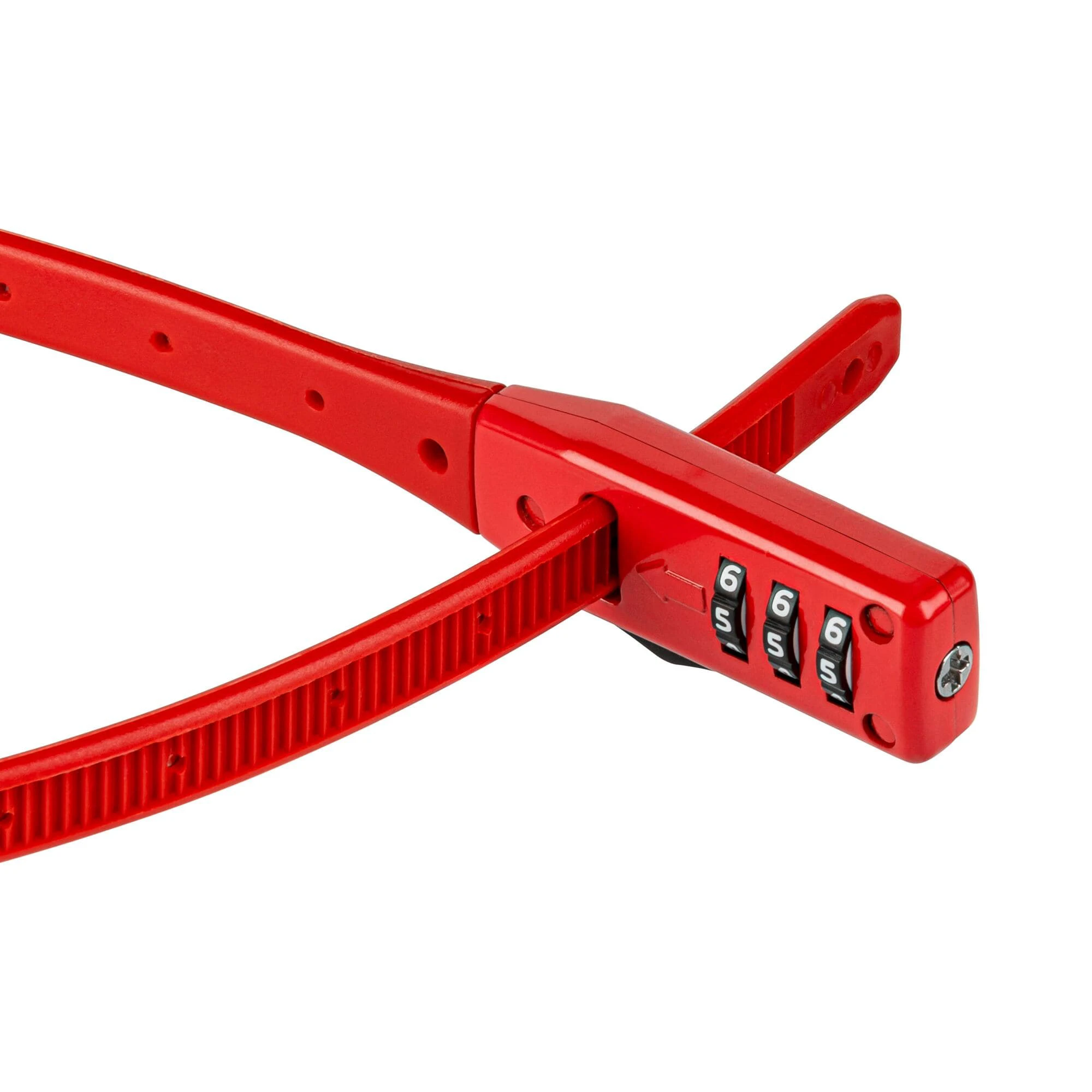 4. Antifurt Cablu KRYPTONITE Click Lock - 10mm/45cm - Red
