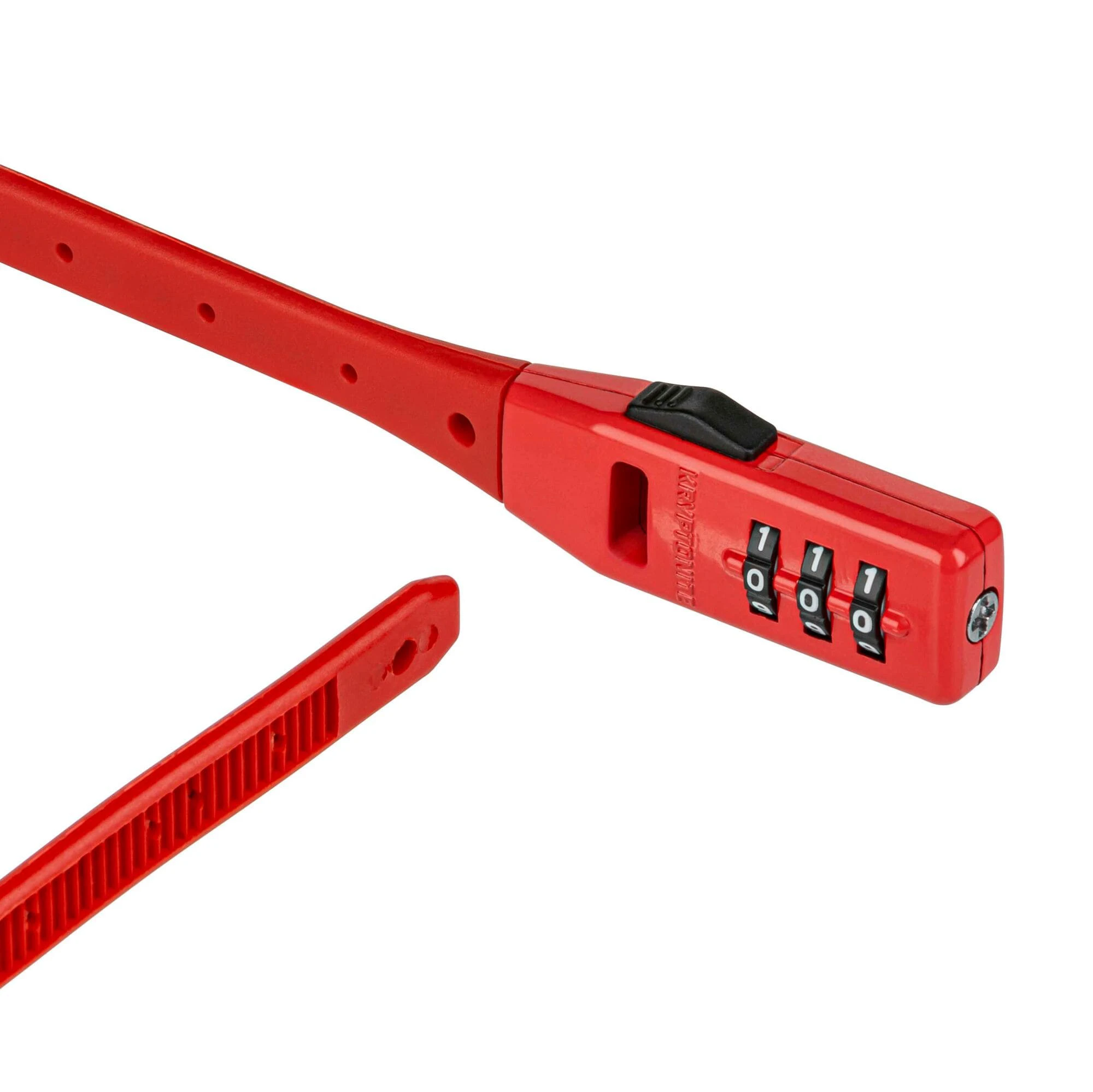 3. Antifurt Cablu KRYPTONITE Click Lock - 10mm/45cm - Red