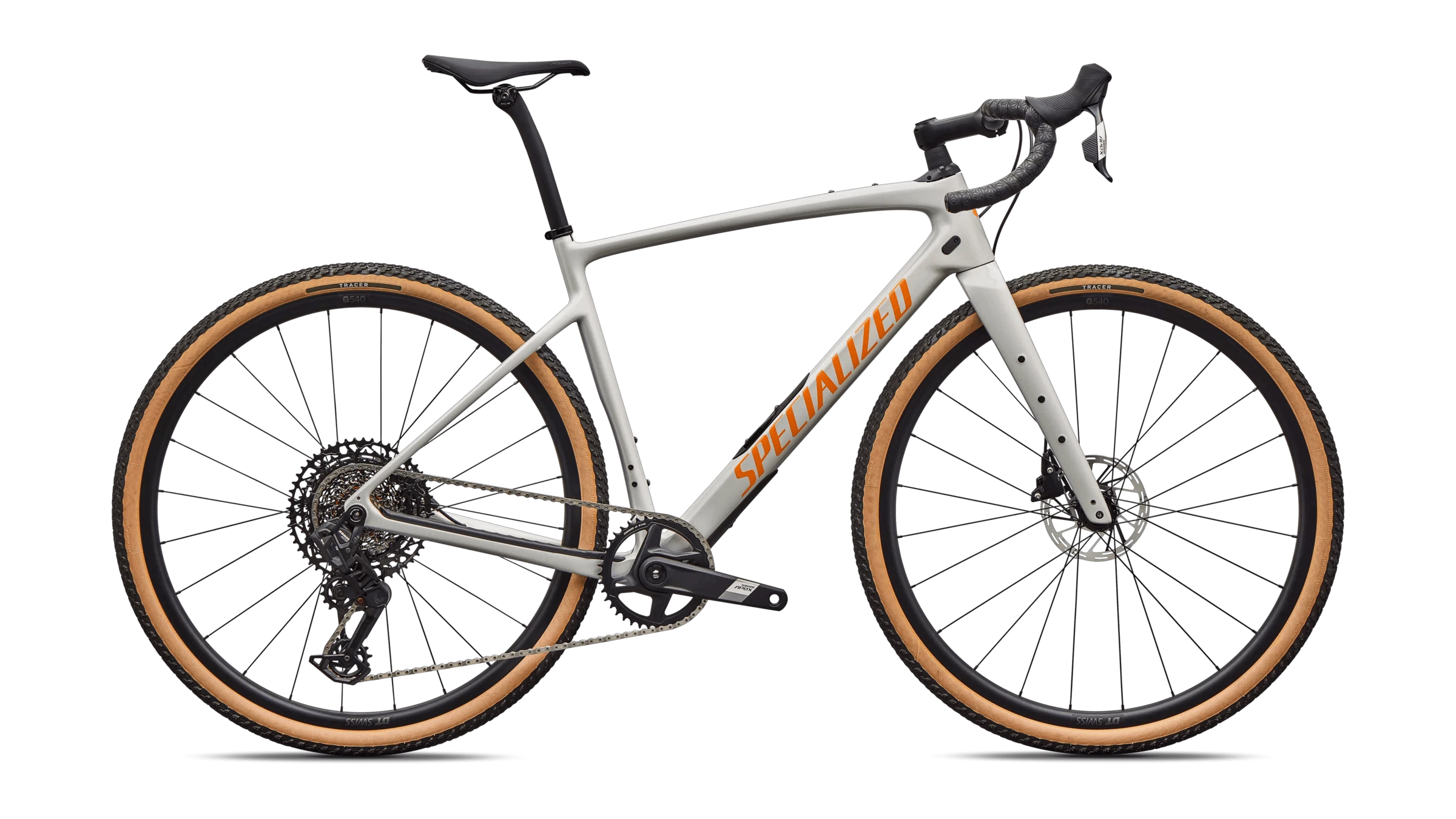 1. Bicicleta Gravel SPECIALIZED Diverge 4 Comp Carbon - Dolomite Metallic 52