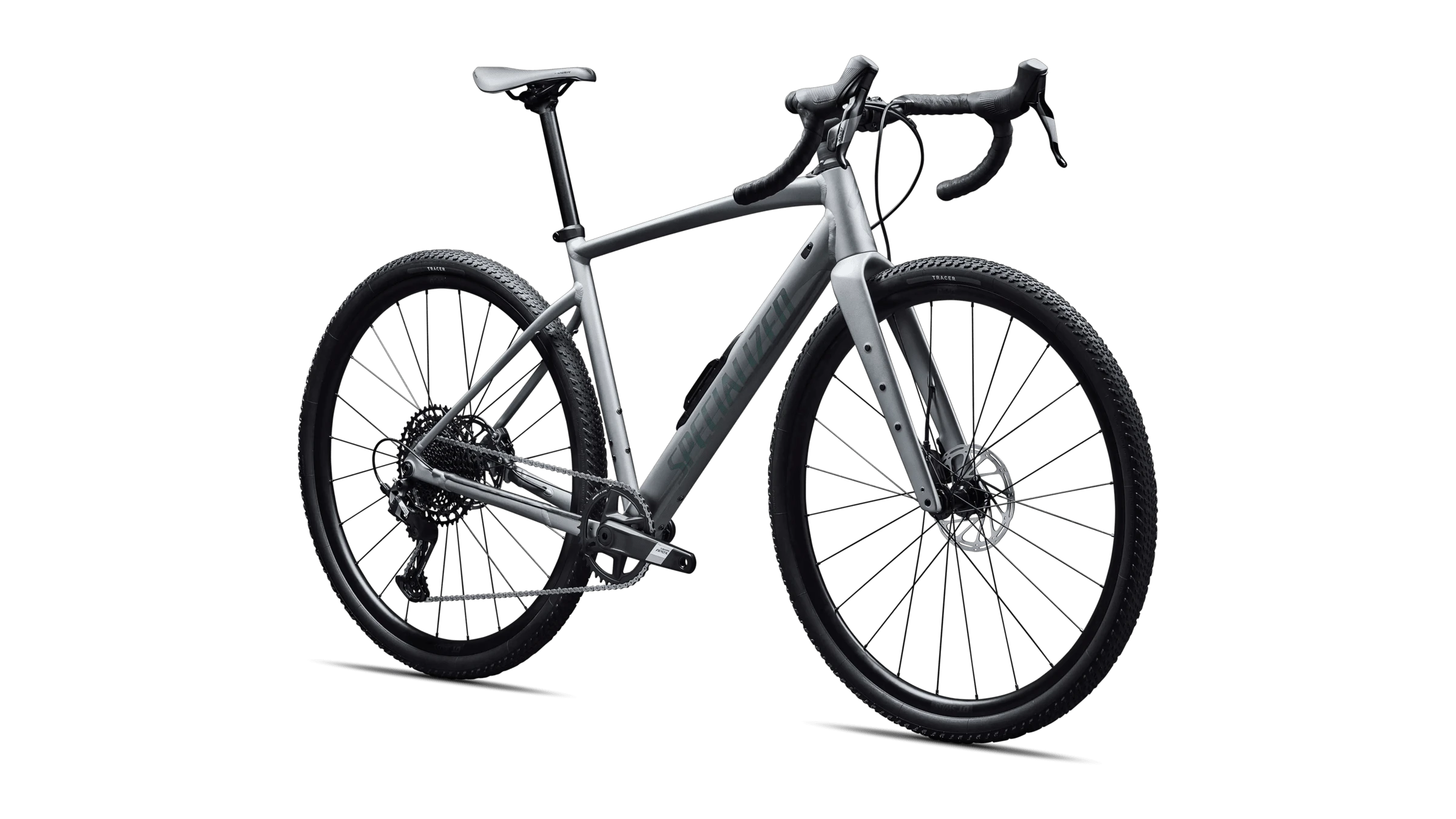 4. Bicicleta Gravel SPECIALIZED Diverge 4 Comp Alloy - Satin Shadow Silver 56
