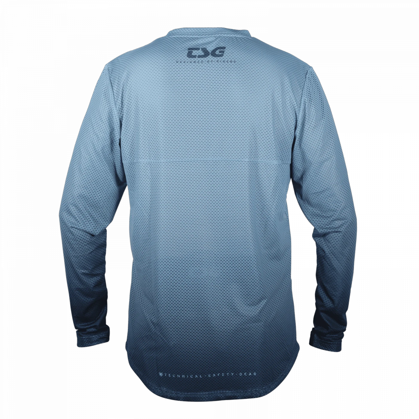 2. Tricou Ciclism TSG Grip (L/S) - Steel Blue Fade S