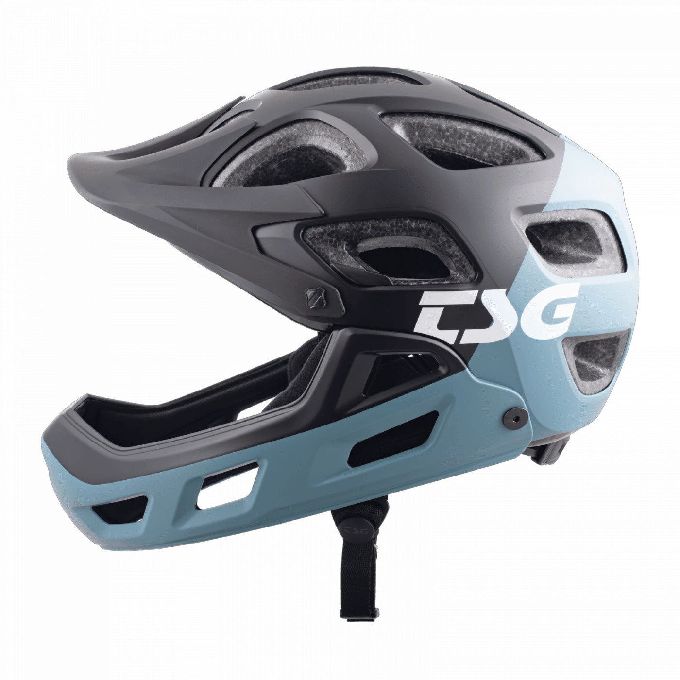 2. Casca Ciclism Full Face TSG Seek FR Graphic Design - Flow Black-Blue S/M