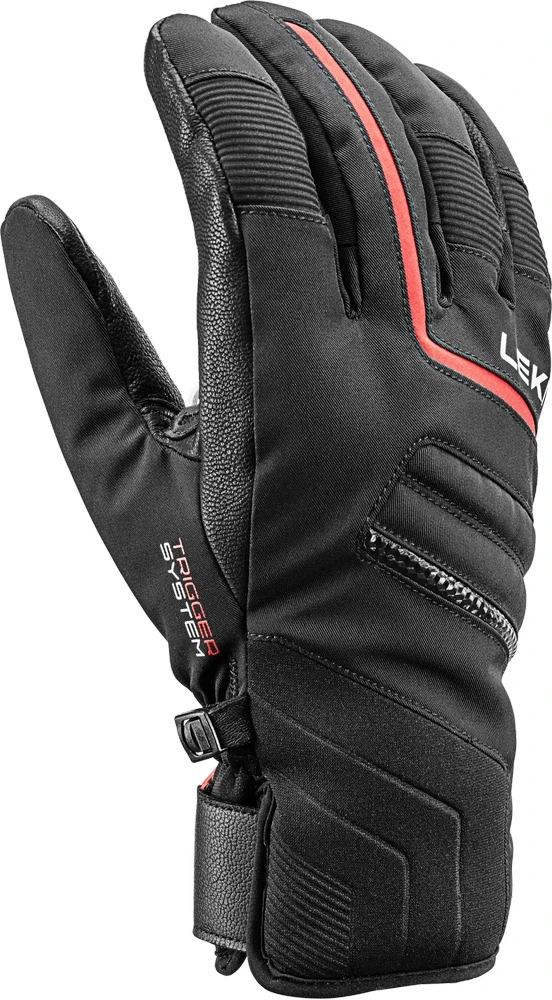 1. Manusi Schi LEKI Falcon 3D - Black/Red 9