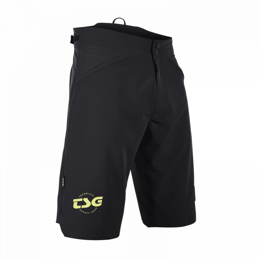 1. Pantaloni Scurti Ciclism TSG SP8 - Black/Yellow S
