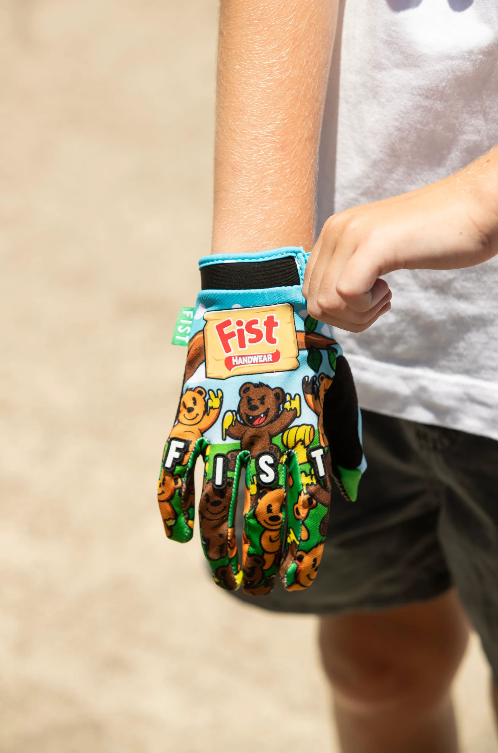 5. Manusi Ciclism Copii FIST Lil Teds (L/F) - S | 2-8 Ani