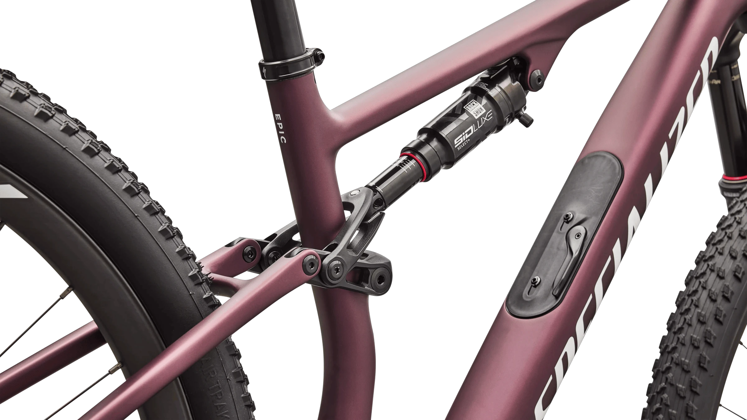 4. Bicicleta Full Suspension SPECIALIZED Epic 8 Expert - Shimano XT Di2 - Satin Bordeaux Metallic XS